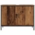Armario lavabo baño madera ingeniería envejecida 80x30x60