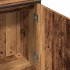 Armario lavabo baño madera ingeniería envejecida 80x30x60