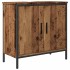 Armario de lavabo baño madera ingeniería envejecida 60x30x60