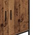 Armario de lavabo baño madera ingeniería envejecida 60x30x60