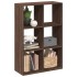 Librería divisor madera ingeniería marrón roble