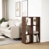 Librería divisor madera ingeniería marrón roble