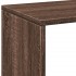 Librería divisor madera ingeniería marrón roble