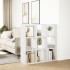 Librería divisora madera ingeniería blanca 102x29x103,5