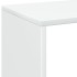 Librería divisora madera ingeniería blanca 102x29x103,5