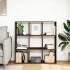 Librería divisora madera marrón roble 102x29x103,5