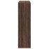 Librería divisora madera marrón roble 102x29x103,5