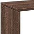 Librería divisora madera marrón roble 102x29x103,5