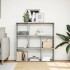 Librería divisora madera gris hormigón 102x29x103,5