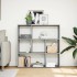 Librería divisor madera ingeniería gris Sonoma 102x29x103,5
