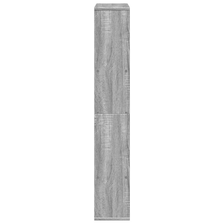 Estantería de madera de ingeniería gris Sonoma 72x20x120