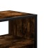 Mueble TV metal y madera contrachapada roble humo 80x31x39,5