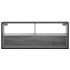 Mueble de TV madera y metal roble ahumado 100x31x39,5