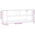 Mueble TV madera ingeniería y metal roble Sonoma 100x31x39,5