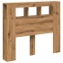 Cabecero LED madera ingeniería roble artisan 120x18,5x103,5
