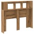 Cabecero LED madera ingeniería roble artisan 120x18,5x103,5