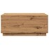 Mesa de centro con luces LED roble artisan 90x50x40