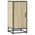 Aparador madera ingeniería y metal roble Sonoma 35,5x35x76