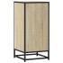 Aparador madera ingeniería y metal roble Sonoma 35,5x35x76