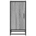 Aparador madera ingeniería y metal gris Sonoma 35,5x35x76