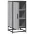Aparador madera ingeniería y metal gris Sonoma 35,5x35x76