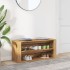 Mueble zapatero madera de ingeniería roble artisan 100x35x45