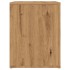 Mueble zapatero madera de ingeniería roble artisan 100x35x45
