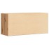 Mueble zapatero madera de ingeniería roble artisan 100x35x45
