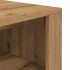 Mueble zapatero madera de ingeniería roble artisan 100x35x45