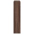 Borde de chimenea madera ingeniería marrón roble 81x18x82