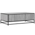 Mesa de centro madera ingeniería metal gris Sonoma 100x57x35