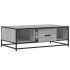 Mesa de centro madera ingeniería metal gris Sonoma 100x57x35