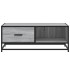 Mesa de centro madera ingeniería metal gris Sonoma 90x57x35