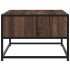 Mesa de centro madera ingeniería metal marrón 100x50x35