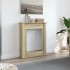 Borde de chimenea madera ingeniería roble Sonoma 75x20x87,5