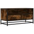 Mueble TV metal y madera ingeniería roble humo 80x34,5x40