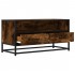 Mueble TV metal y madera ingeniería roble humo 80x34,5x40