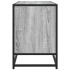 Mueble TV madera ingeniería y metal gris Sonoma 100x35x50
