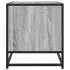 Mueble TV madera ingeniería y metal roble ahumado 91x40x46