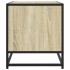Mueble TV metal y madera ingeniería roble Sonoma 91x40x46