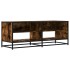 Mueble TV metal y madera ingeniería roble humo 120,5x40x46