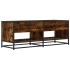 Mueble TV metal y madera ingeniería roble humo 120,5x40x46