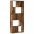 Estantería madera de ingeniería color envejecido 67x24x161