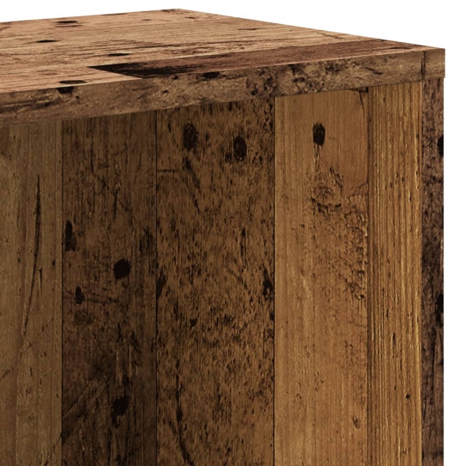 Estantería madera de ingeniería color envejecido 67x24x161