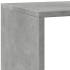 Librería divisora 4 niveles madera gris 143,5x29x143,5