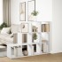 Librería divisora 3 niveles madera blanca 137,5x29x103,5