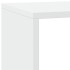 Librería divisora 3 niveles madera blanca 137,5x29x103,5