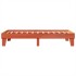 Estructura de cama sin colchón madera de pino marrón 90x200