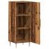 Aparador de madera de ingeniería envejecida 34,5x34x90