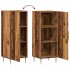 Aparador de madera de ingeniería envejecida 34,5x34x90